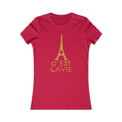 C'est La Vie, Women's Fav T-shirt  Illustration 0119 - Image 21