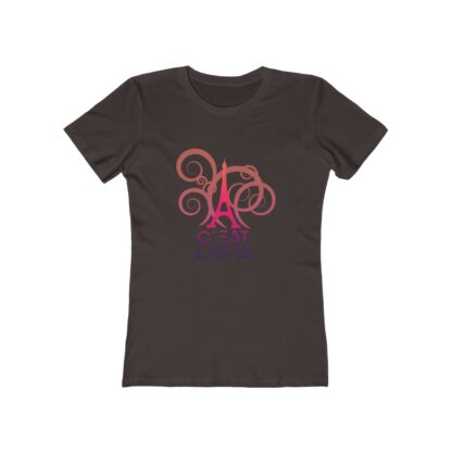 Women's The Boyfriend Tee with Illustration  0096 - Image 3