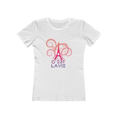 Women's The Boyfriend Tee with Illustration  0096