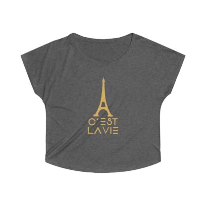 C'est La Vie, Women's Tri-Blend Dolman T-shirt 0115 - Image 5