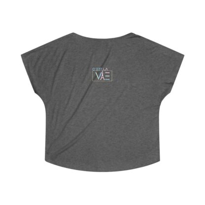 C'est La vVie, Women's Tri-Blend Dolman with Illustration and Logo 0106 - Image 4