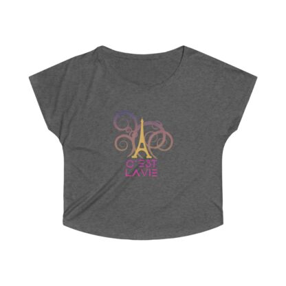 C'est La Vie, Women's Tri-Blend Dolman T-shirt 0117