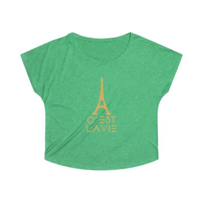 C'est La Vie, Women's Tri-Blend Dolman T-shirt 0115 - Image 9