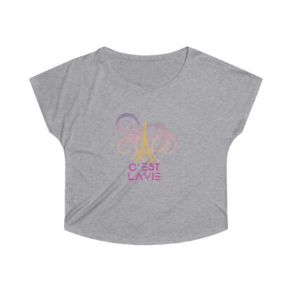 C'est La Vie, Women's Tri-Blend Dolman T-shirt 0117 - Image 15