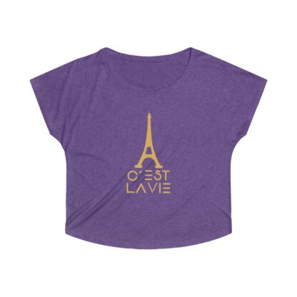 C'est La Vie, Women's Tri-Blend Dolman T-shirt 0115