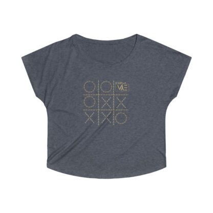 C'est La Vie, Women's Tri-Blend Dolman with Go Play Gold Logo 0113 - Image 3