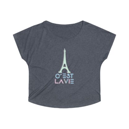 C'est La Vie, Women's Tri-Blend Dolman T-shirt  0109 - Image 5