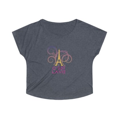 C'est La Vie, Women's Tri-Blend Dolman T-shirt 0117 - Image 13