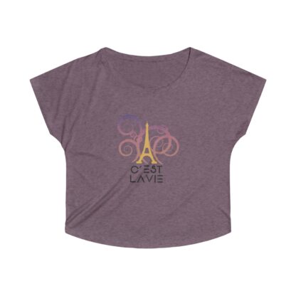 C'est La Vie, Women's Tri-Blend Dolman T-shirt  0118 - Image 9