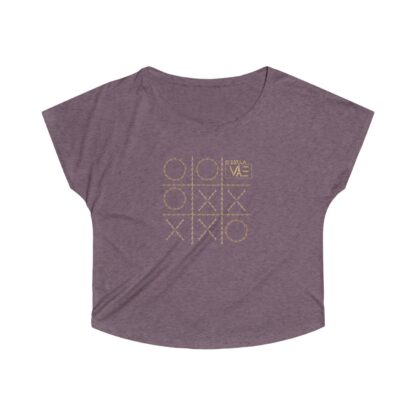 C'est La Vie, Women's Tri-Blend Dolman with Go Play Gold Logo 0113 - Image 4