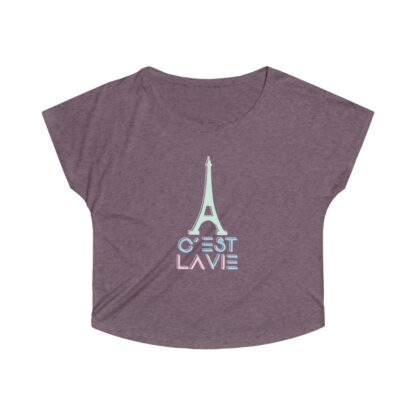 C'est La Vie, Women's Tri-Blend Dolman T-shirt  0109 - Image 9