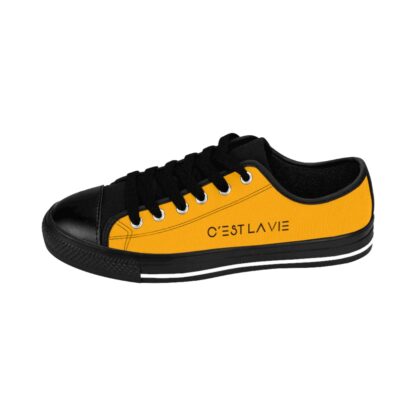 C'est La Vie, Women's Sneakers, Orange Peel with Black Decal - Image 27