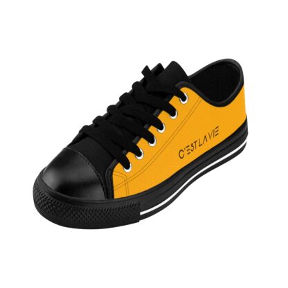 C'est La Vie, Women's Sneakers, Orange Peel with Black Decal - Image 28