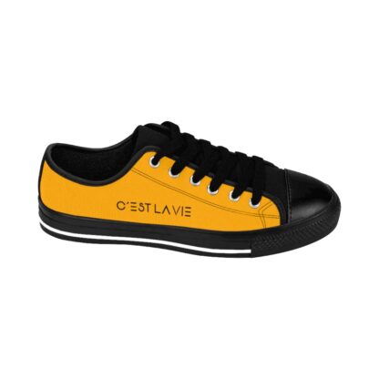 C'est La Vie, Women's Sneakers, Orange Peel with Black Decal - Image 29