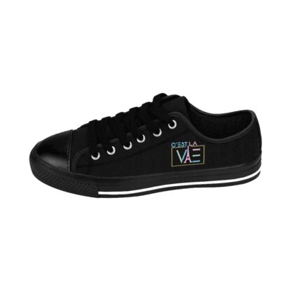 Classic Black C'est La Vie Women's Sneakers - Image 2