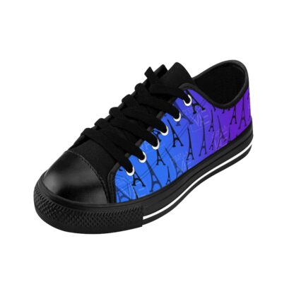 C'est La Vie Classic Evening Sky Eiffel  Women's Sneakers With White Logo - Image 5