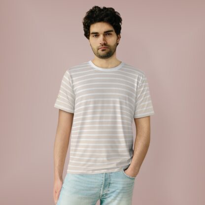 C'est La Vie, Custom Line  T-Shirt with Gold Stripes 0004 - Image 7