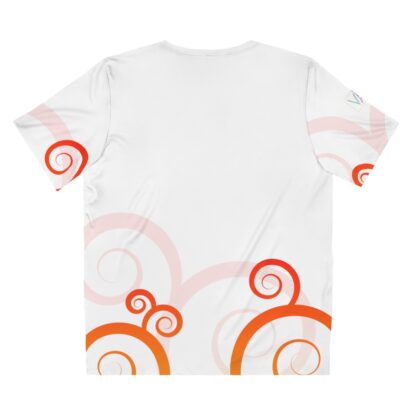 C'est La Vie Presents, Our Custom Line Of  T-Shirts - Orange Swirl and Logo 0011 - Image 6