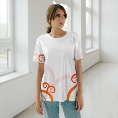 C'est La Vie Presents, Our Custom Line Of  T-Shirts - Orange Swirl and Logo 0011 - Image 8