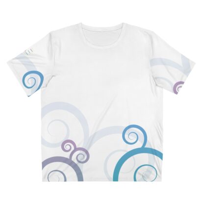 C'est La Vie Presents, Our Custom Line Of  T-Shirts - with Blue and Purple Swirl and Logo 0017