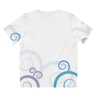 C'est La Vie Presents, Our Custom Line Of  T-Shirts - with Blue and Purple Swirl and Logo 0017 - Image 2