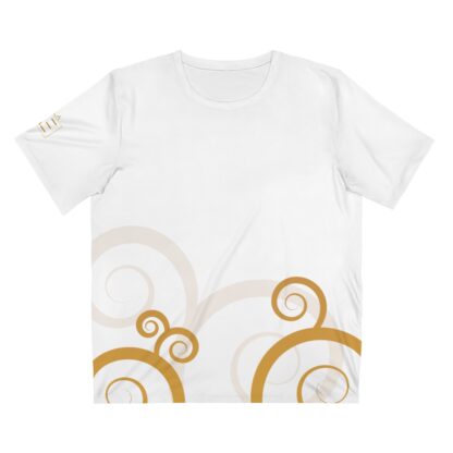 C'est La Vie Custom Line  T-Shirt with Gold Swirl 0002