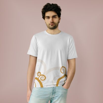 C'est La Vie Custom Line  T-Shirt with Gold Swirl 0002 - Image 3