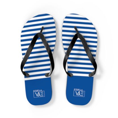 C'est La Vie Flip Flops, Nautical Motif With CLV Logo - Image 2