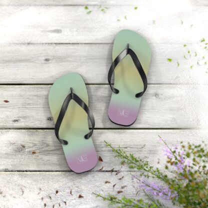 C'est La Vie,  Flip Flops, Pastels with CLV Logo - Image 9