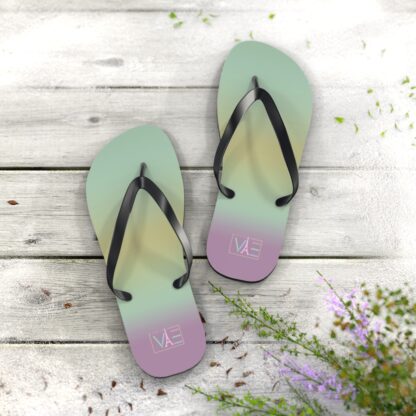 C'est La Vie,  Flip Flops, Pastels with CLV Logo - Image 4