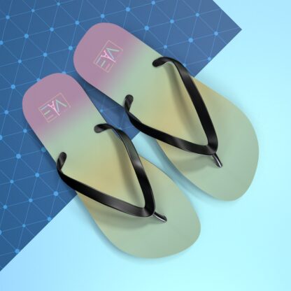 C'est La Vie,  Flip Flops, Pastels with CLV Logo - Image 5